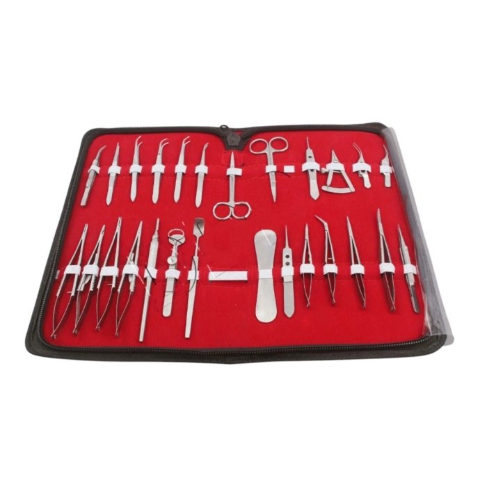 O.R Grade Basic Ophthalmic Eye Microsurgery Surgical Instruments Kit ...