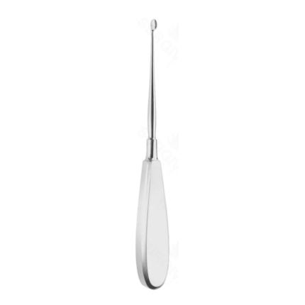 Neurosurgery Surgical 7¼″ Swedish Bone Curette – 5mm Oval