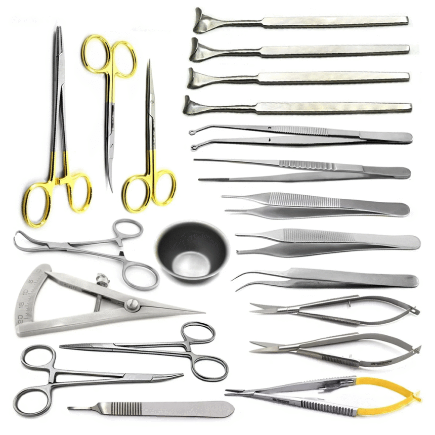 Blepharoplasty Instrument Set – Micro Eyelid Plastic Surgery ...
