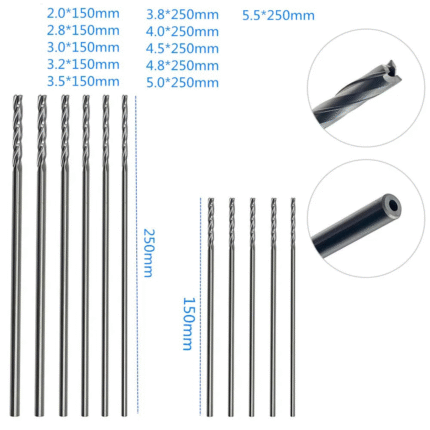 Bone Cannulated Drill Bits – Stainless Steel Orthopedic Hollow Drill Bit, Single Piece