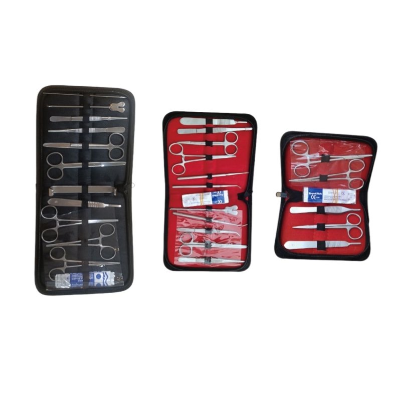 KD970 Veterinary Dissecting & Suture Surgery Kit – Portable Bag Set ...