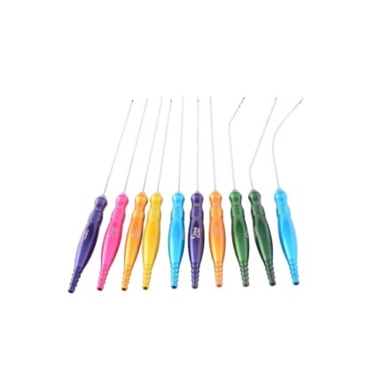 Liposuction Cannulas With Fixed Handle 10 Pcs Set Plastic Surgery Instrument