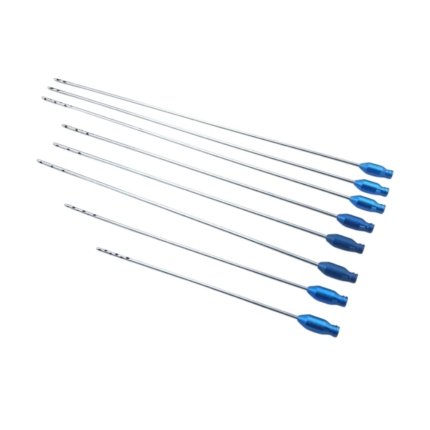 Liposuction Cannula Set for Fat Harvesting – With/Without Disinfection Box – Plastic Surgery Tools & Fat Filter Instruments