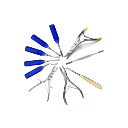 New Preservation Rhinoplasty Set of 10 pieces Professional Nasal Surgery Kit
