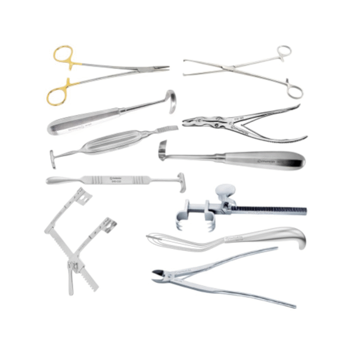 Open Heart Set Professional Cardiovascular Surgical Instrument Kit ...