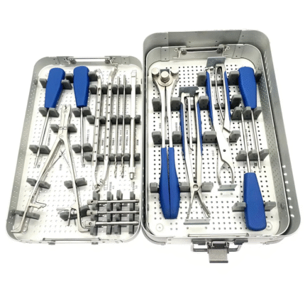 Orthopedic Spinal Surgery Instrument Set – Spinal Spread Surgical Instrument & Orthopedic Plate Kit (Veterinary & Human Use)