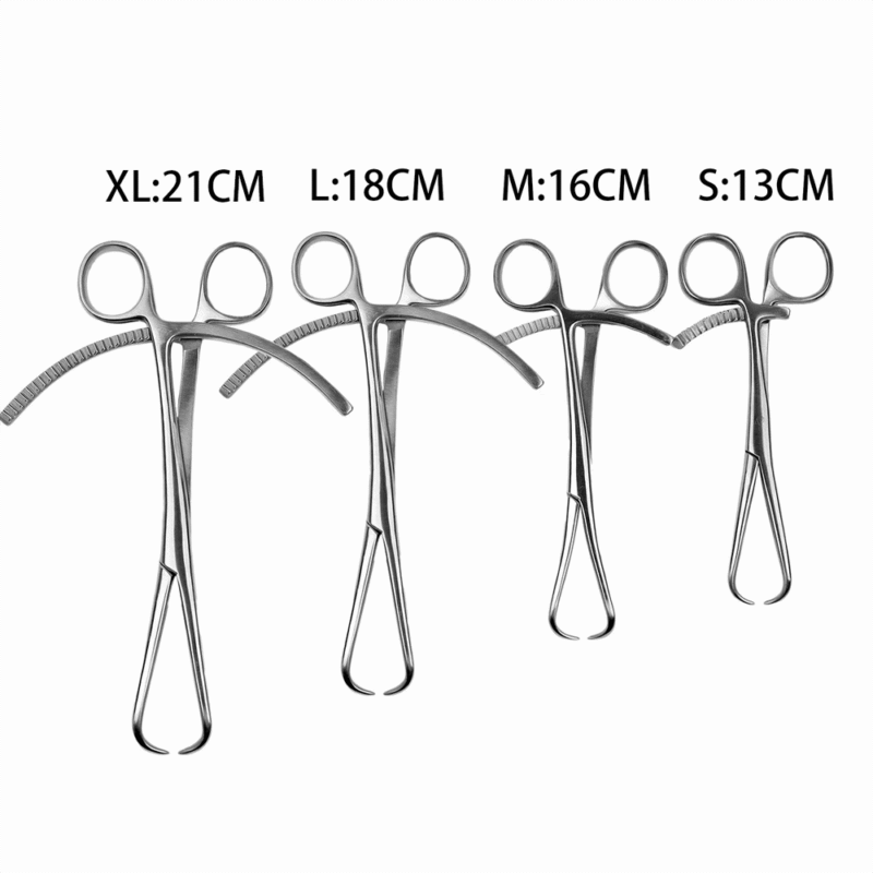 Pointed Bone Reduction Forceps – Long Ratchet Curved Jaw Orthopedic ...