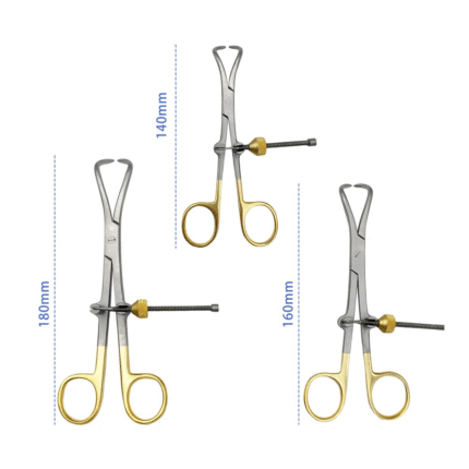 QSWTITAN Stainless Steel Reduction Forceps – Pointed Bone Locking & Plate Holding Orthopedic Surgery Instrument