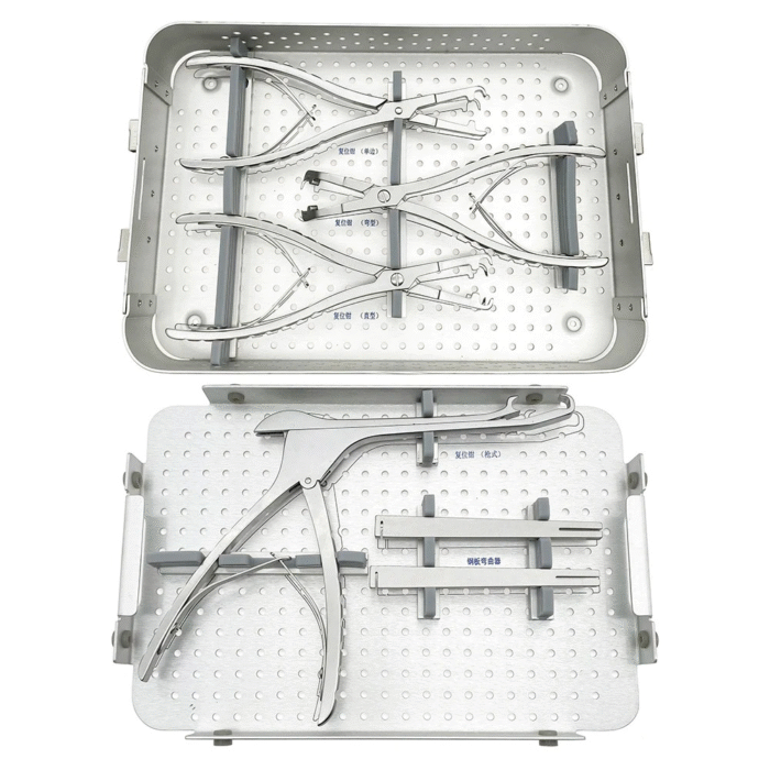 Rib Plate Complete Set With Aluminum case Stainless Steel Bender ...