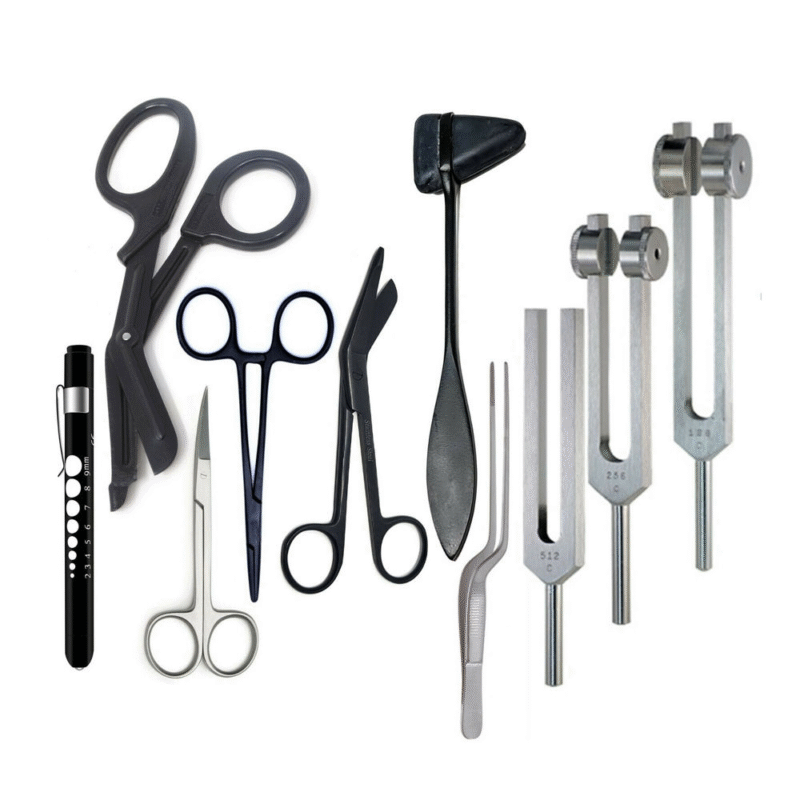 Solid Black Neurosurgery Instruments Medical Kit – Diagnostic, Nursing ...