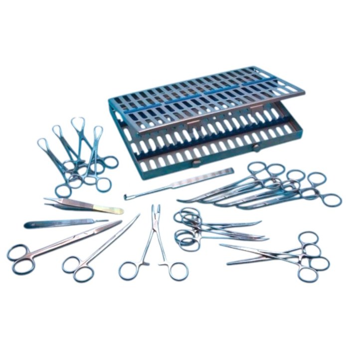 Surgery Basic Set General Surgery Basic Kit in Stainless Steel German (20-Piece ...