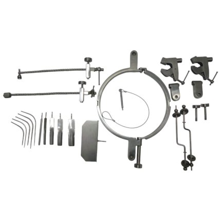 Mayfield 3-Pin Retractor Set – Skull Clamp Stainless Steel Neurosurgery Head Fixation & Cranial Stabilization Instrument