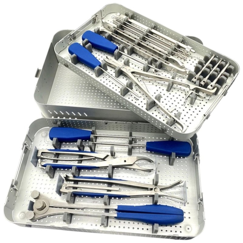 Spinal Lower Instrument Set Plate Orthopedic Surgical Instrument Kit ...