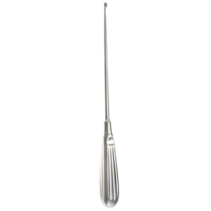 Neurosurgery Surgical 10" Bone Curette – 4.4 mm Straight