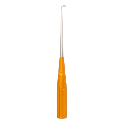 Neurosurgery Surgical 10 Color Cervical Curette – Orange Angled 90° Size 1
