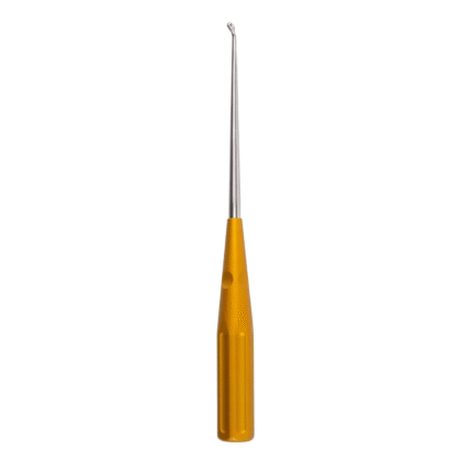 Neurosurgery Surgical 10 Color Cervical Curette – Orange Reverse Angled Size 1