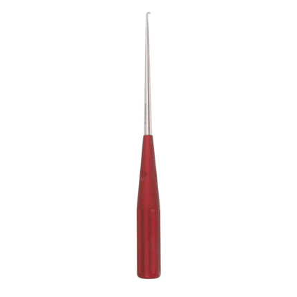 Neurosurgery Surgical 10 Color Cervical Curette – Red Angled 90° Size 6.0