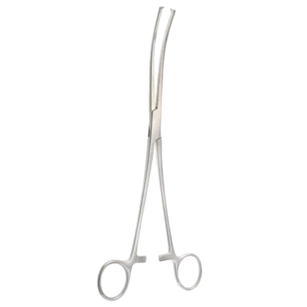 Neurosurgery Surgical 14" Rochester-Ochsner Hemostatic Forceps, Curved, 1×2 Teeth