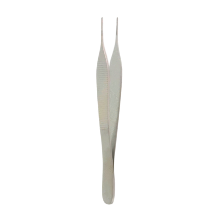 Neurosurgery Surgical Adson Dressing Forceps, 4¾″ – Serrated, Extra-Long 12mm Tips