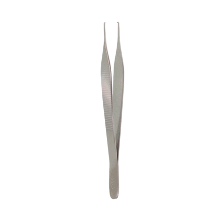 Neurosurgery Surgical Adson Micro Tissue Forceps, 4¾″ – 1×2 Teeth