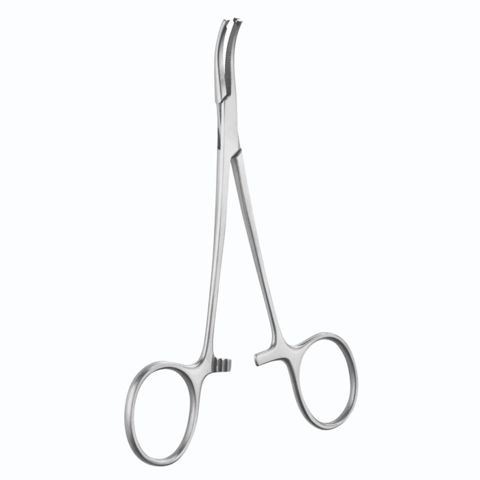 Neurosurgery 5" Halsted Mosquito Forceps, Curved, 1×2 Teeth - Surgical Mark