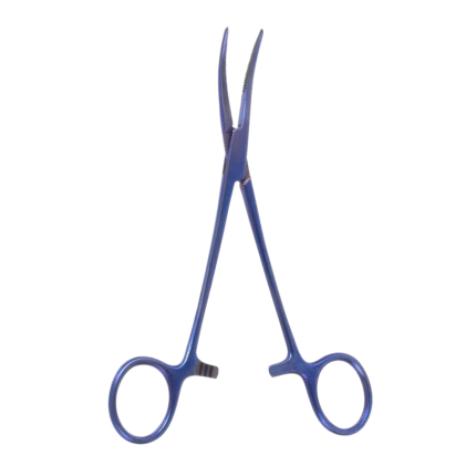 Neurosurgery Surgical 6¼" Rankin Forceps, Curved, Titanium Finish