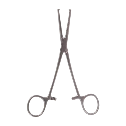 Neurosurgery Surgical 6¼" Rochester-Ochsner Hemostatic Forceps, Straight, 1×2 Teeth
