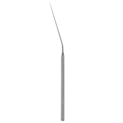 Neurosurgery Surgical Foot Plate Hook – 6 5⁄16″, 0.4 mm Tip, Angled Down