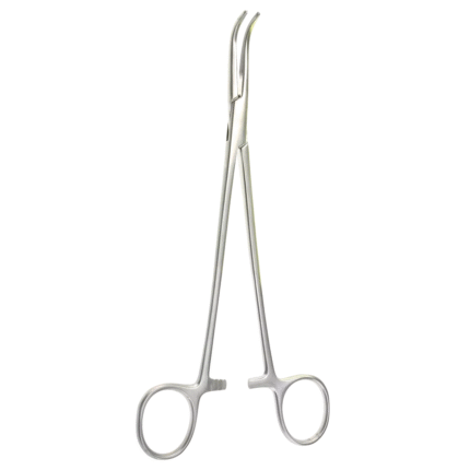 Neurosurgery Surgical 7½″ Lahey Forceps – Delicate Angled Jaws, Longitudinal Serrations