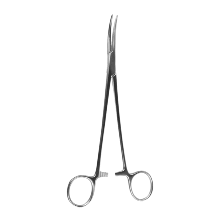 Neurosurgery Surgical 7½" Plasti-Stal Collier Forceps, Curved