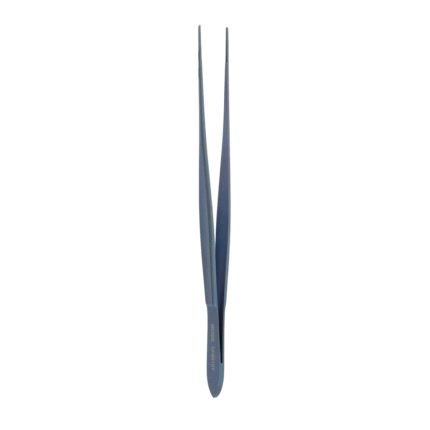 Neurosurgery Surgical Cushing Forceps, 7″ – 1mm Serrated Tips, Titanium