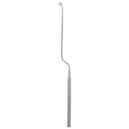 Neurosurgery Surgical 8 1/4 Nicola Curette – Bay 6.5 mm Malleable Angled Up