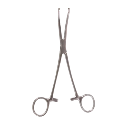 Neurosurgery Surgical 8" Rochester-Ochsner Hemostatic Forceps, Curved, 1×2 Teeth