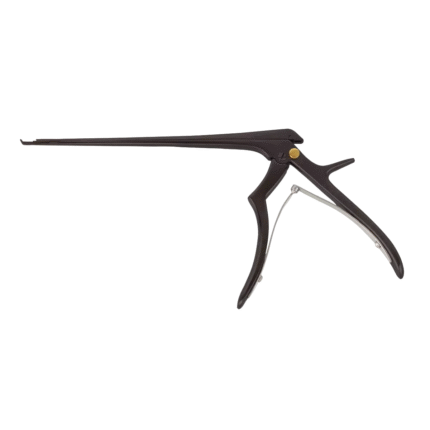 Neurosurgery Surgical APEX Ejector Rongeur, Micro, 7″ (175 mm), 1 mm, 40° Up, Thin Footplate – Ceramic Coated