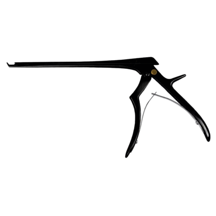 Neurosurgery Surgical APEX Ejector Rongeur, Micro, 7″ (175 mm), 3 mm, 40° Up, Thin Footplate – Ceramic Coated