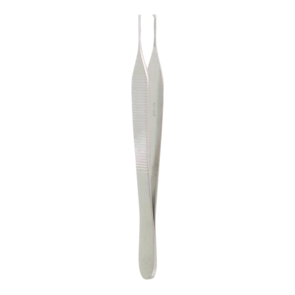 Neurosurgery Surgical Adson Tissue Forceps – 1×2 Teeth, Delicate & Serrated