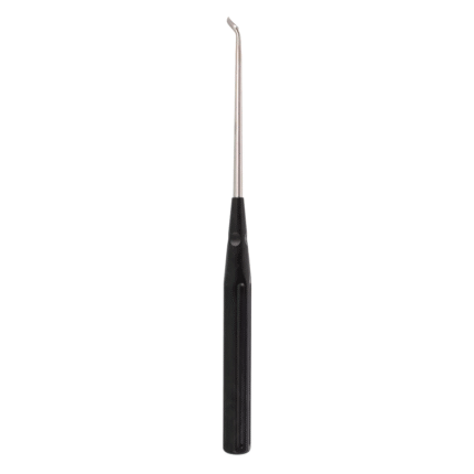 Neurosurgery Surgical Color Lumbar Curette – Black Size 5 Reverse Angled