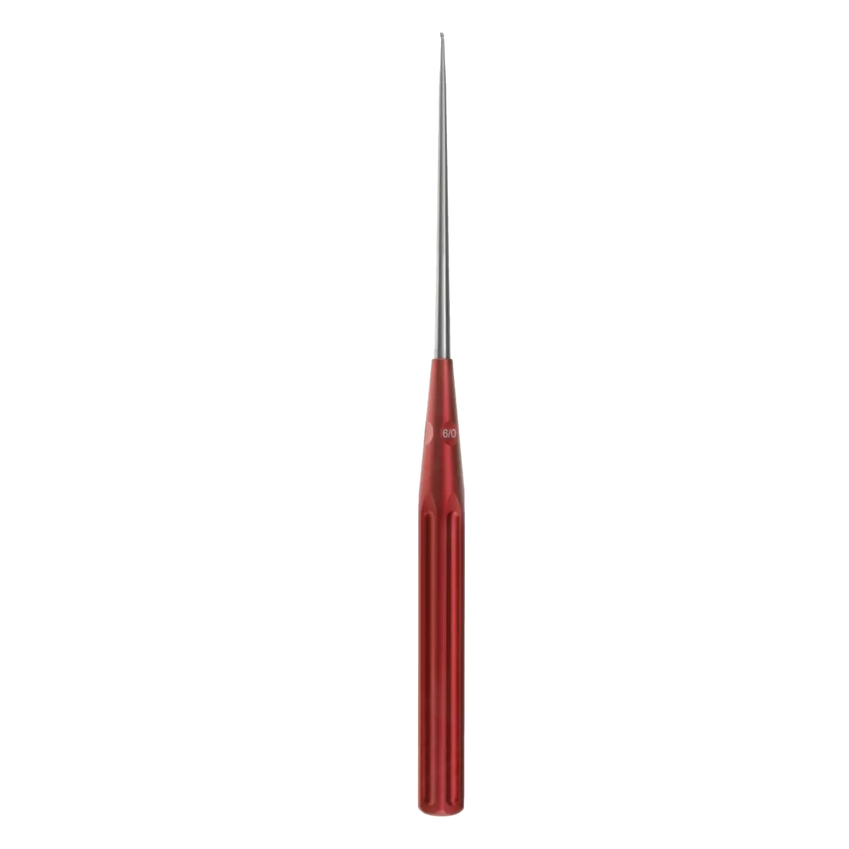 processed_Color Lumbar Curette Rev. Angled 6 0 red