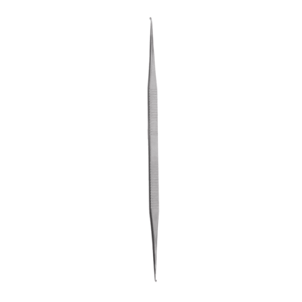 Neurosurgery Surgical Curette – Double-Ended, Strongly Angled Cups, 1.0 mm & 1.5 mm
