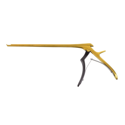 Neurosurgery Surgical Kerrison Rongeur, Micro, 9″ (225mm) 3mm, 40° Up — SuperCoat