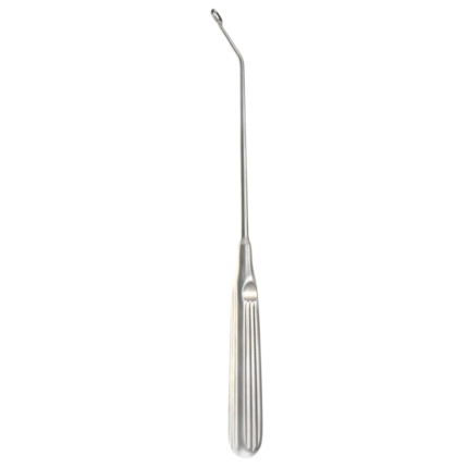 Neurosurgery Surgical Scoville Disc Curette 10 – Angled Left
