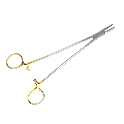 Bozeman Needle Holder Cross-Hatched Surface 200mm Tungsten Carbide Needle Holders