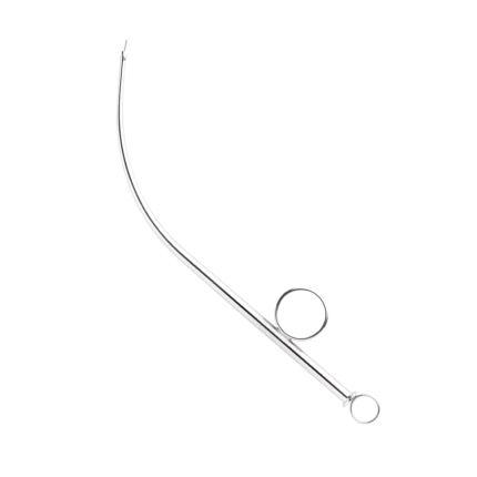 Kilner Suction Tube Tapered With Finger Ring and Stilette, Overall Length 210mm