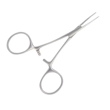 Miles Artery Forceps Curved With Partly Serrated Jaws