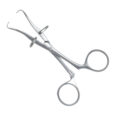 Robin Towel Clip & Anchoring Forceps For 5mm Diameter Tubing 130mm General Surgery