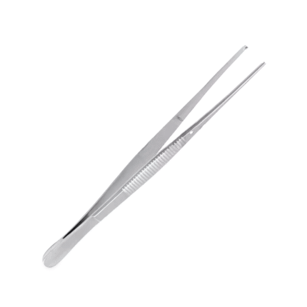 Semken Tissue Forceps Straight 1x2 Teeth 15cm – General Surgery Instrument