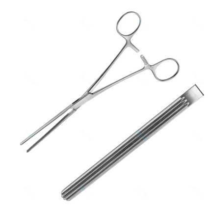 Super Straight Atraumatic Forceps Elastic Blades Straight 20.0 cm General Surgery Instruments