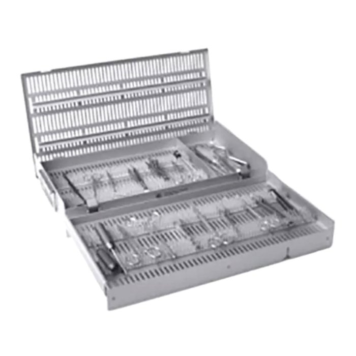 Medical Instrument Case Dermatology & Holloware 10×20×3″ Microsurgical Instrument Sterilization ...