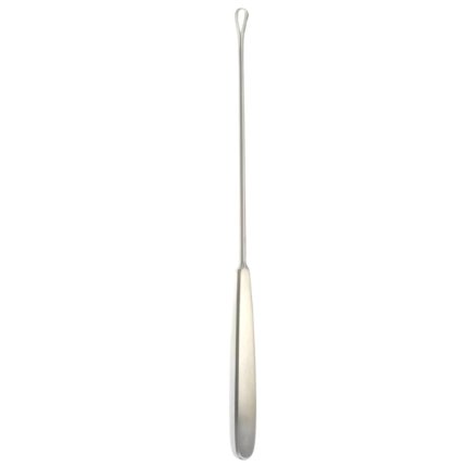 OB/GYN 11″ Sims Uterine Curette Sharp Rigid #1 - Surgical Mark