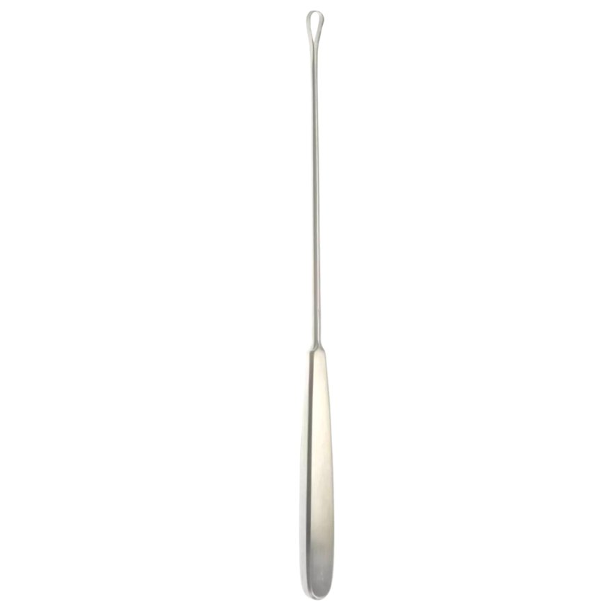 OB/GYN 11″ Sims Uterine Curette Sharp Rigid #1 - Surgical Mark